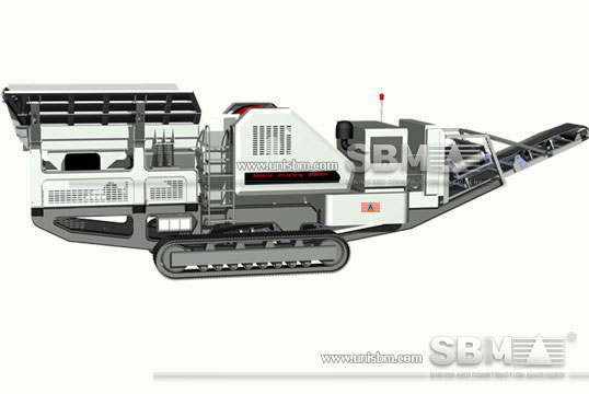 track mounted crushing plant 1