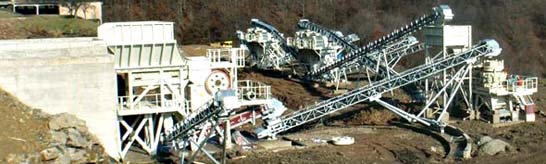 stone crushing plant of 250 - 300 TPH for hard rocks