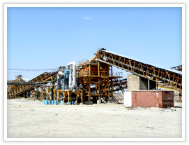 gold ore crushing, screening plant