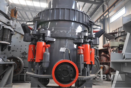 Hydraulic cone crusher pictures from SBM